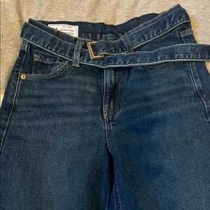 GAP Wide leg belted Blue Denim Jeans